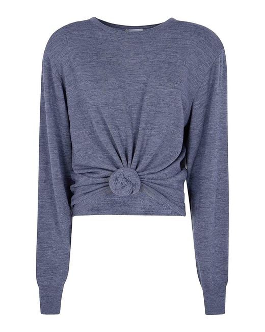 Magda Butrym Blue Knitwear Longsleeve