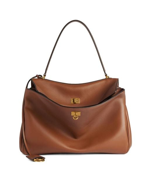 Balenciaga Brown Medium Rodeo Bag