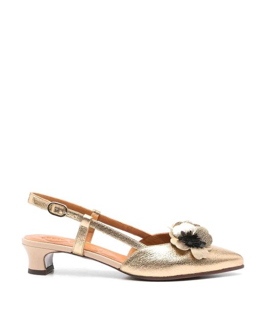 Chie Mihara Natural Heel Flower Sandals 30