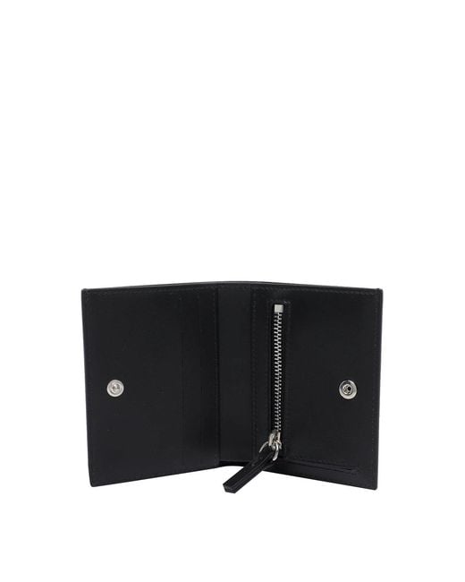 MM6 by Maison Margiela Black Numeric Wallet