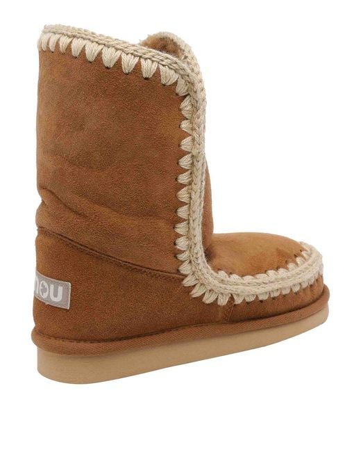 Mou Brown Suede Eskimo 24 Boots