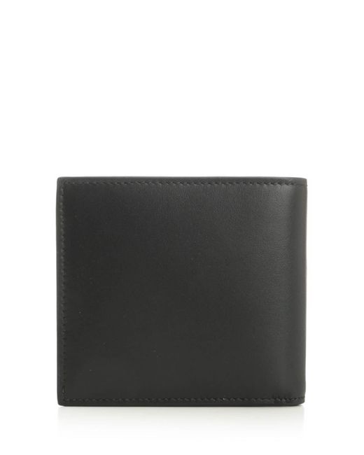 McQueen Black Bifold Wallet for men