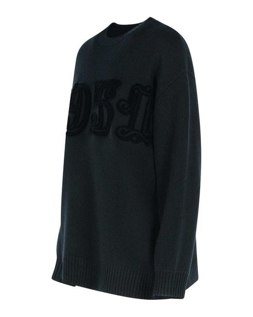 Max Mara Black Wool And Cashmere Sweater
