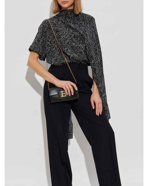 Camicia Stile Sciarpa di Balmain in Black