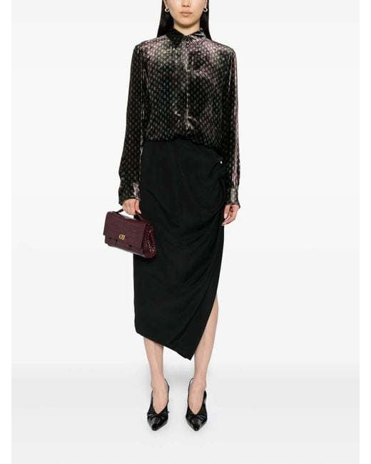 Dries Van Noten Black Chowy