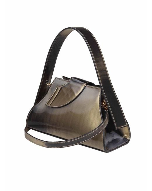 Gcds Black Comma Small Holographic Bag