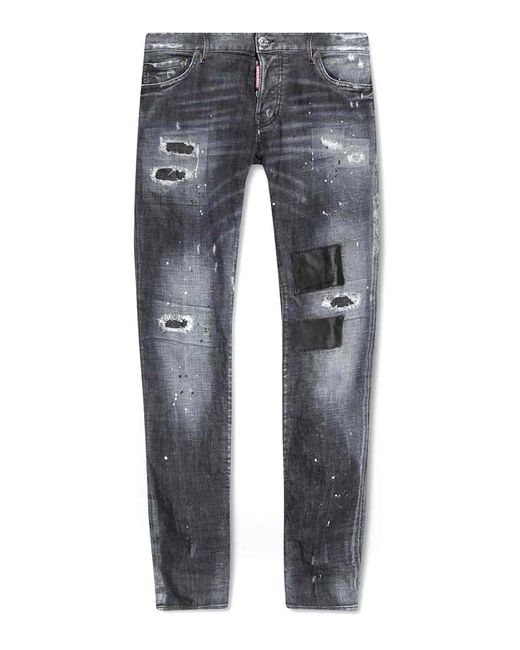 DSquared² Gray Denim Jeans for men