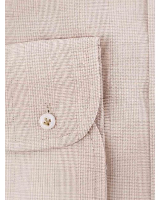 Boss Pink Cotton Shirt for men