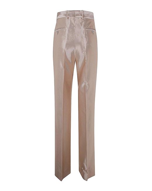 Tom Ford Natural Woven Flared Trousers