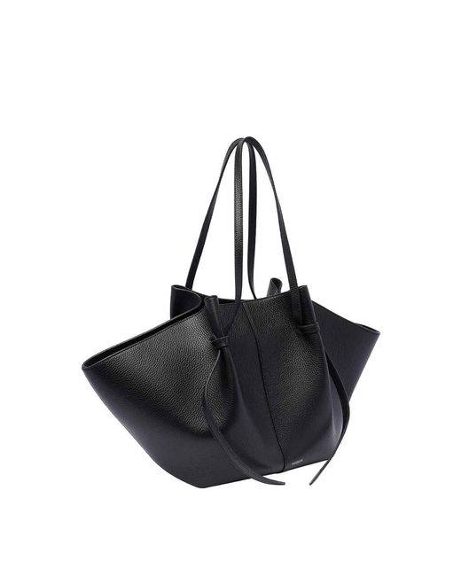 Yuzefi Black Large Mochi Shoulder Bag