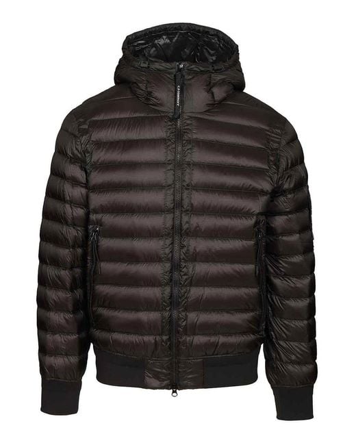 C P Company Black Dd Shell Lens Jacket for men