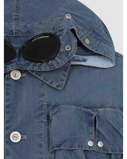 C P Company Blue Cp Company Medium Jacket for men