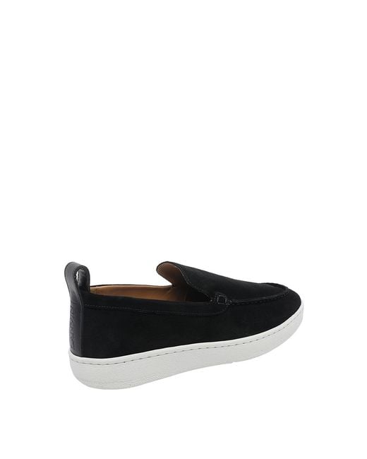 Lanvin Black Crusier Suede Slip On for men