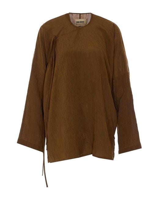Uma Wang Brown Tanesha Top