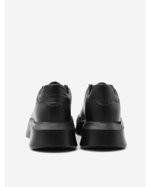 Giuliano Galiano Black Nemesis Sneakers In Nappa Leather for men