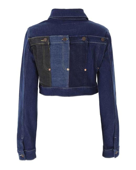 Moschino Blue Repeat Denim Jacket