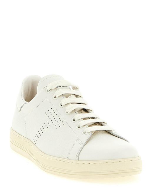 Tom Ford White Warwick Sneakers for men