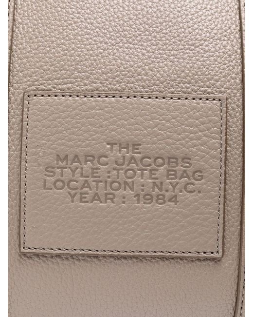 Marc Jacobs Multicolor Beige The Tote Bag Small Leather Bag