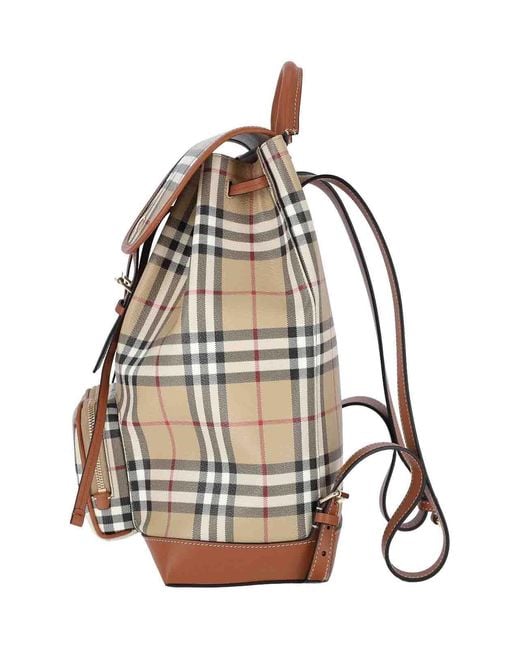 Burberry Natural Check Backpack