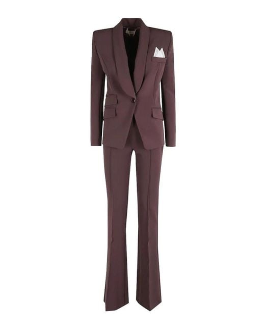 Elisabetta Franchi Purple Suit