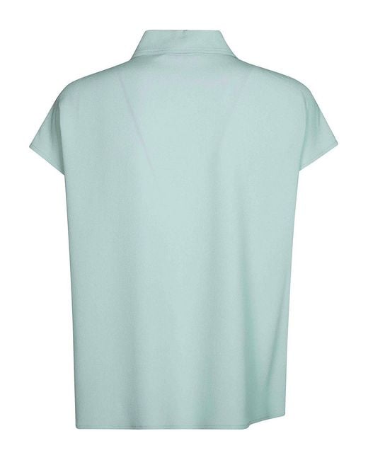 Incotex Green Crepe Polo