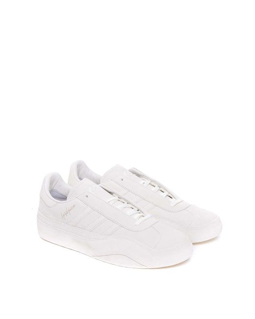 Y-3 White Gazelle Sneakers for men
