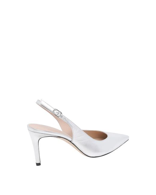 Stuart Weitzman White Stuart Power Slingback