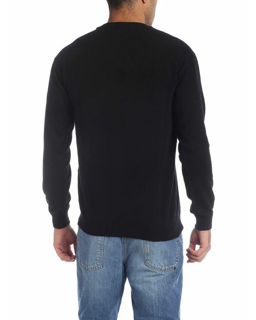 Moschino Black Pullover for men