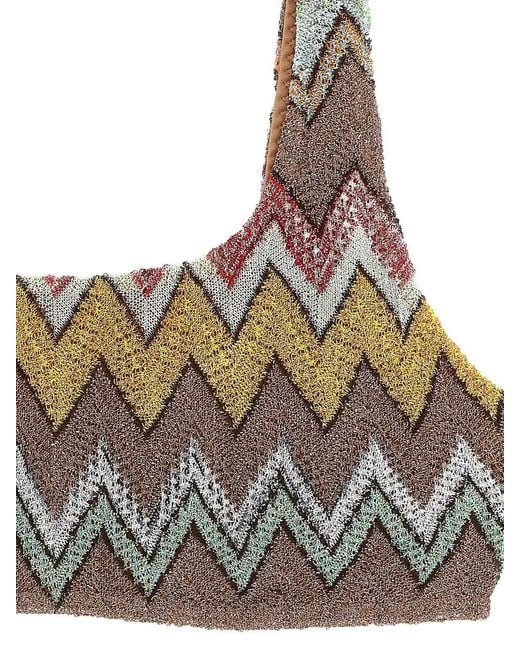 Missoni Brown Lam Viscose Bikini