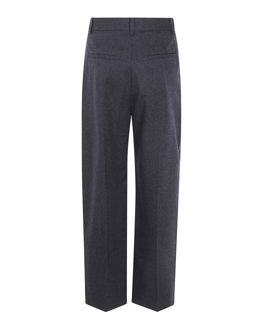 Victoria Beckham Blue Cecilia Trouser