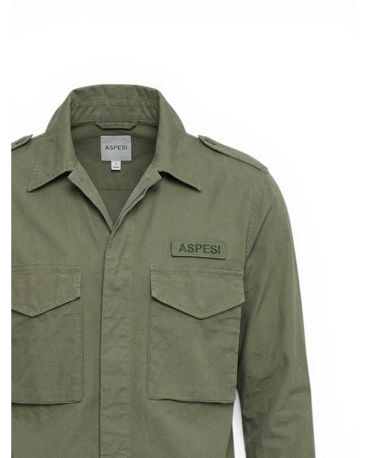Aspesi Green Waiting For Shirts for men