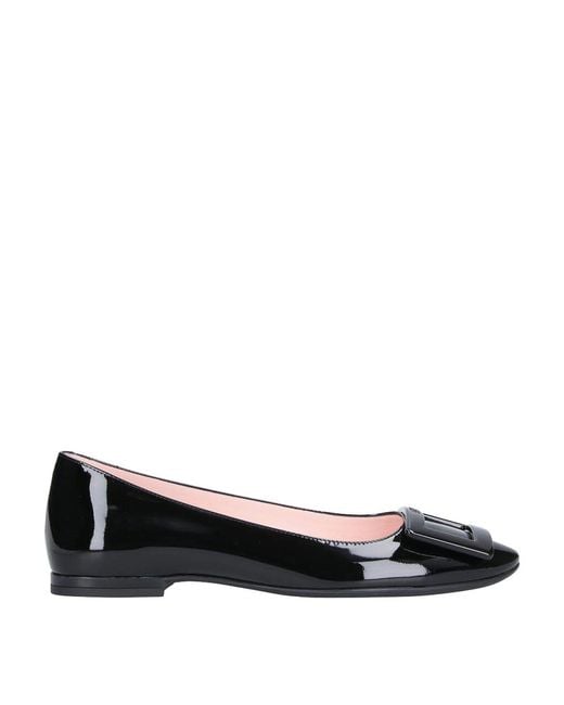 Roger Vivier Black U Look Ballet Flats