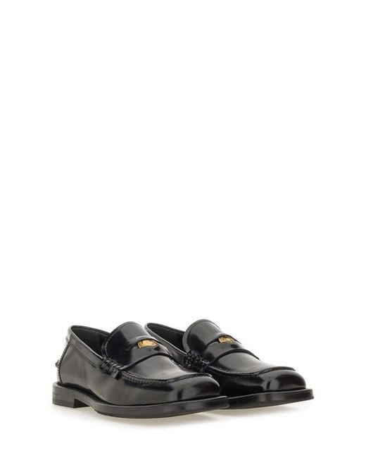 Moschino Black Moccasin Berlin