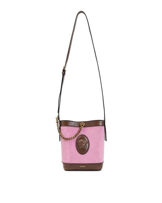 Versace Pink Mini Bucket Bag