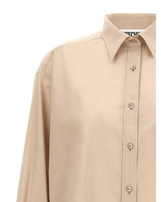 Moschino Natural Cotton Shirt