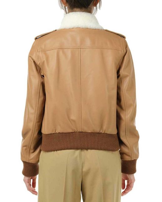 Loewe Natural Nappa Aviator Jacket