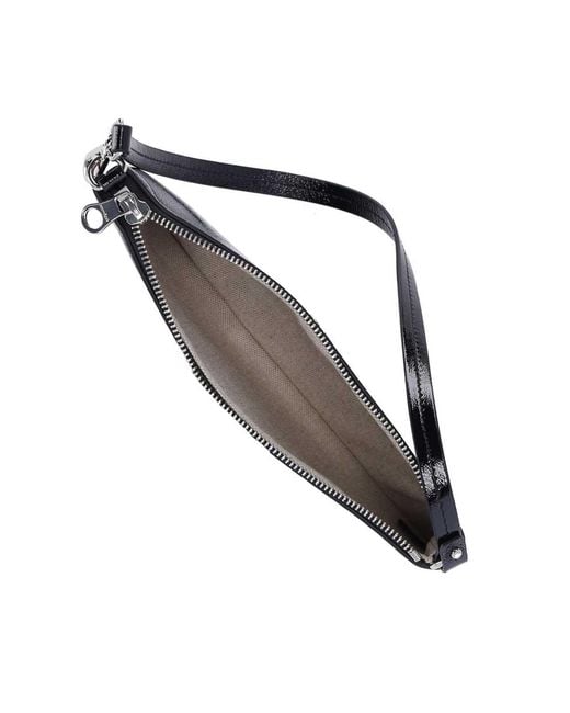 Courreges Black Pouch Logo