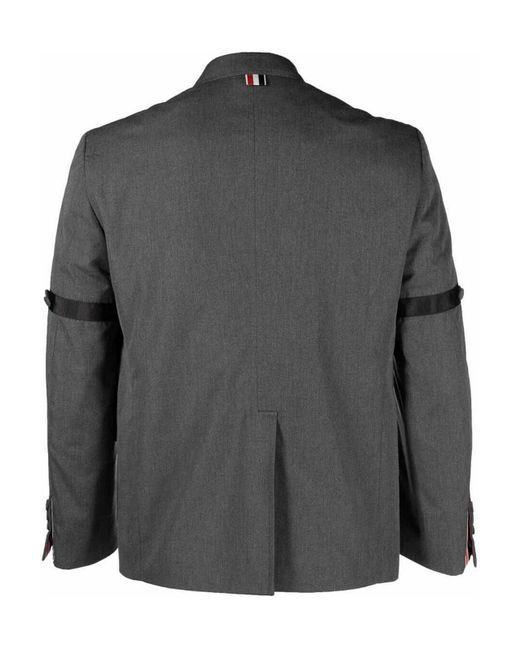 Thom Browne Black Casual Jacket for men