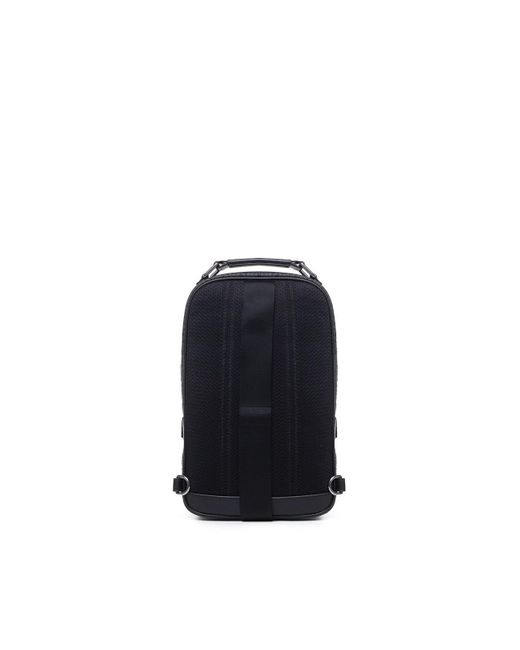 MICHAEL Michael Kors Black Logo Backpack for men