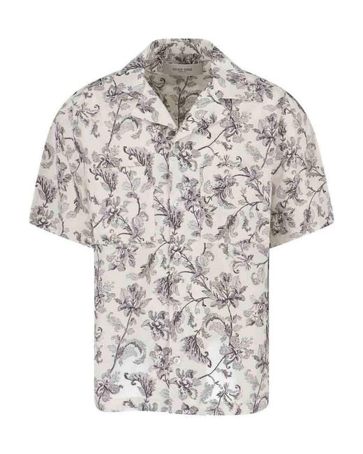 Golden Goose Deluxe Brand White Buttons Shirt for men