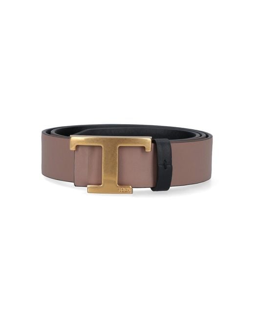 Tod's Black Reversible Belt