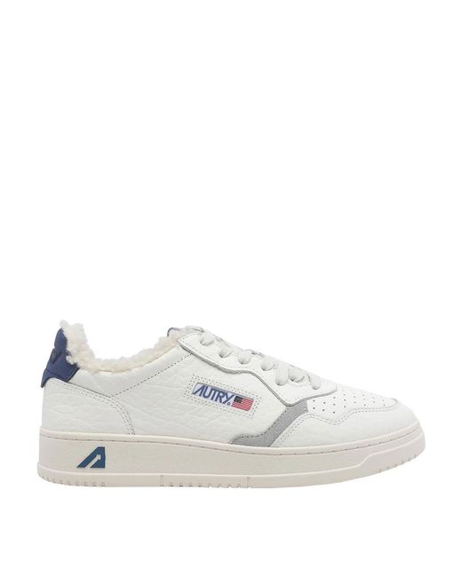 Autry White Medalist Shr Sneakers for men