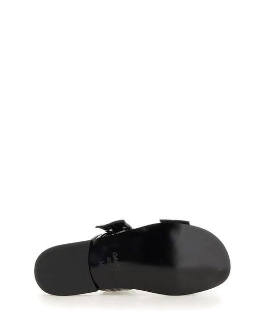 Ganni Black Sandal With Buckle