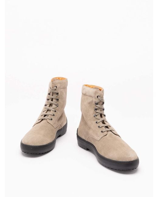 Tod's Brown Gommino Ankle Boots for men