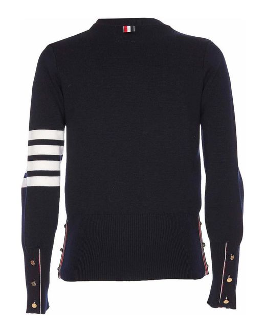 Thom Browne Blue Milano Pullover