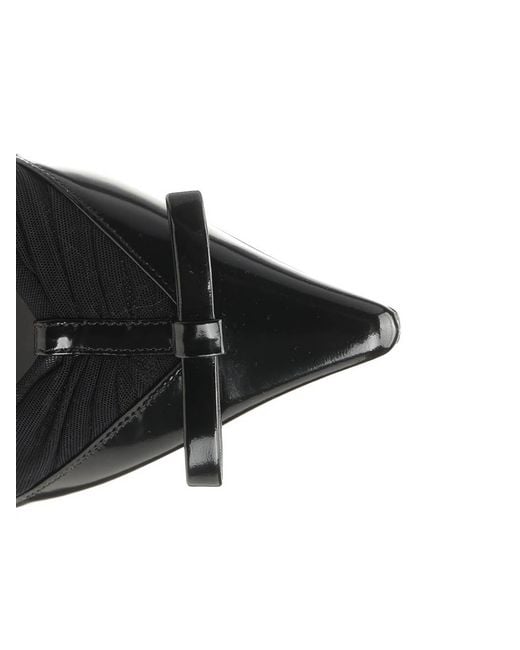 Jimmy Choo Black Afia Mesh Dcollet 65