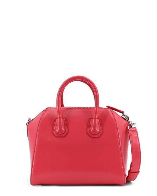 Givenchy Pink Antigona Mini Leather Shoulder Bag