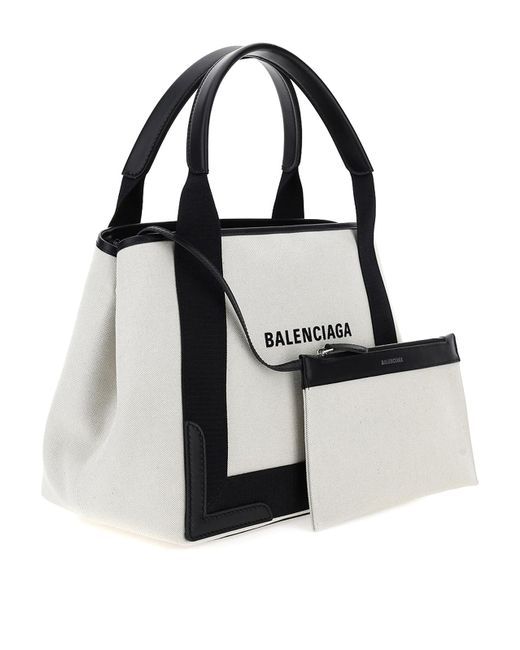 Balenciaga Black Canvas Tote Bag