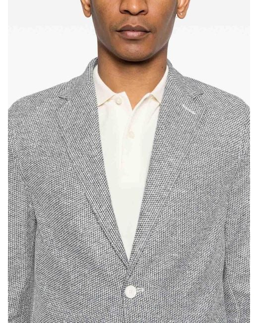 Circolo 1901 Gray Blazer Jacket With Pockets for men