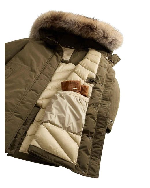 Woolrich Green Parkas